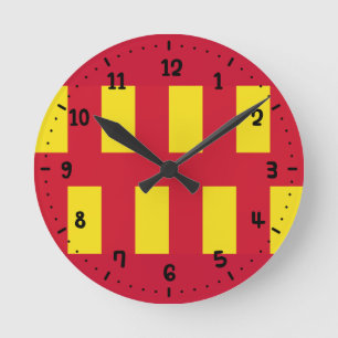 Flag of Northumberland Square Wall Clock