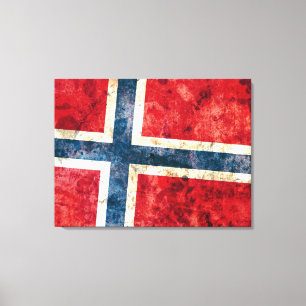Flag of Norway Canvas Print