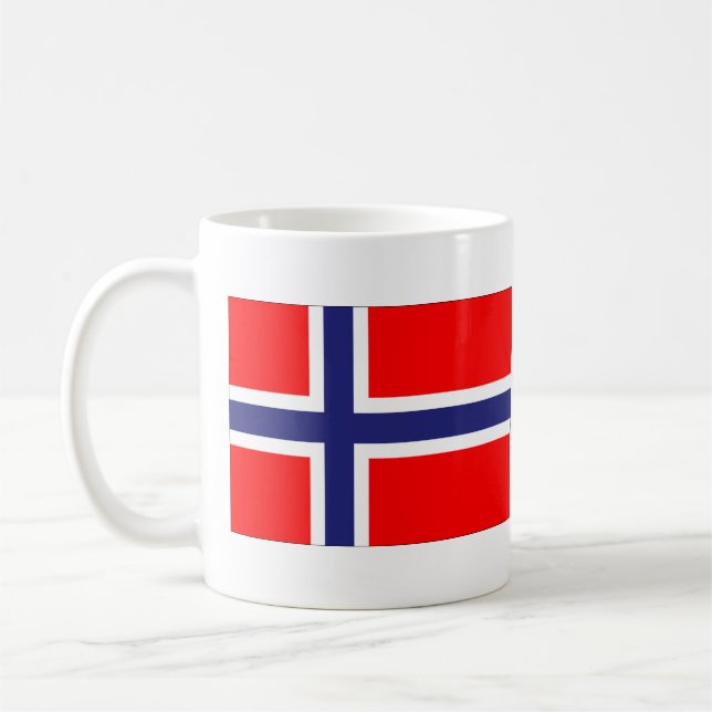 Flag of Norway Coffee Mug (Left)