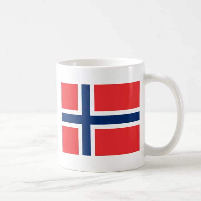 Flag of Norway Coffee Mug (Right)