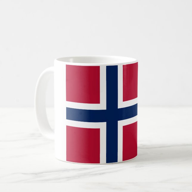 Flag of Norway Coffee Mug (Front Left)