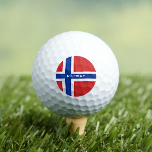 Flag of Norway Golf Balls