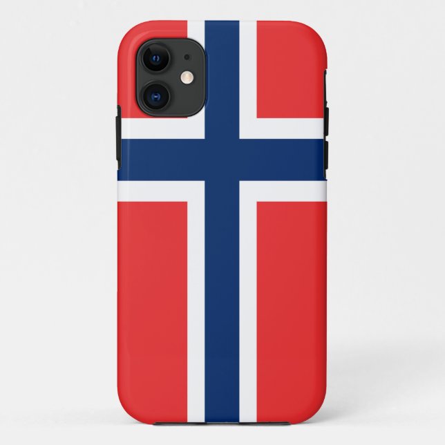 Flag of Norway iPhone 5 Case-Mate ID™ Case-Mate iPhone Case (Back)