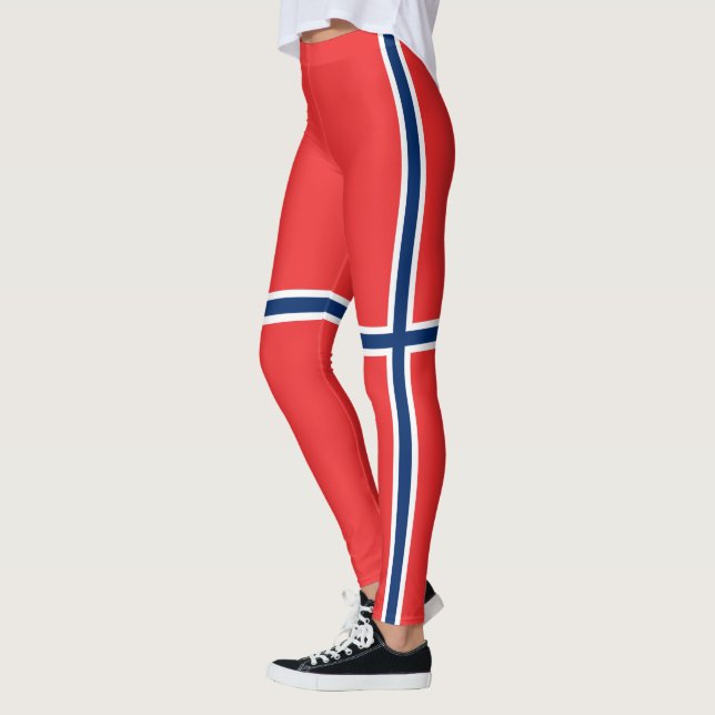 Flag of Norway Leggings (Left)