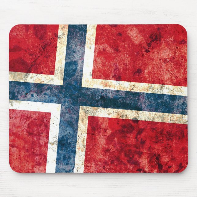 Flag of Norway Mouse Mat (Front)