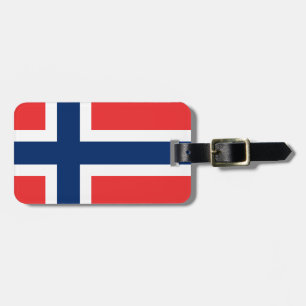 Flag of Norway - Norges flagg - Det norske flagget Luggage Tag