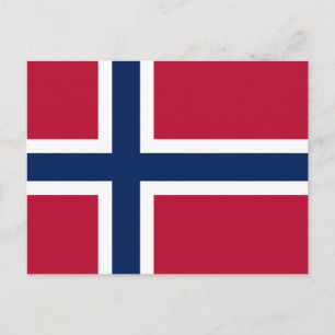 Flag of Norway Postcard