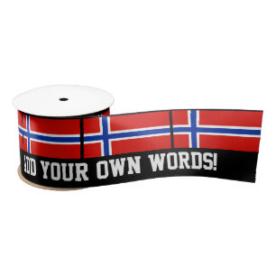 Flag of Norway Satin Ribbon