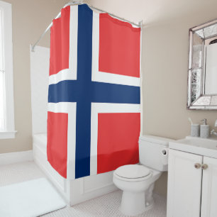 Flag of Norway Shower Curtain