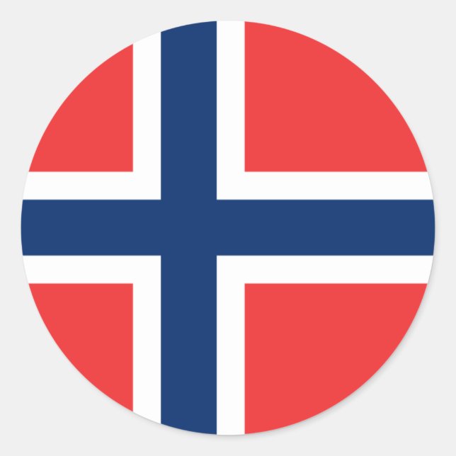 Flag of Norway Sticker (Front)