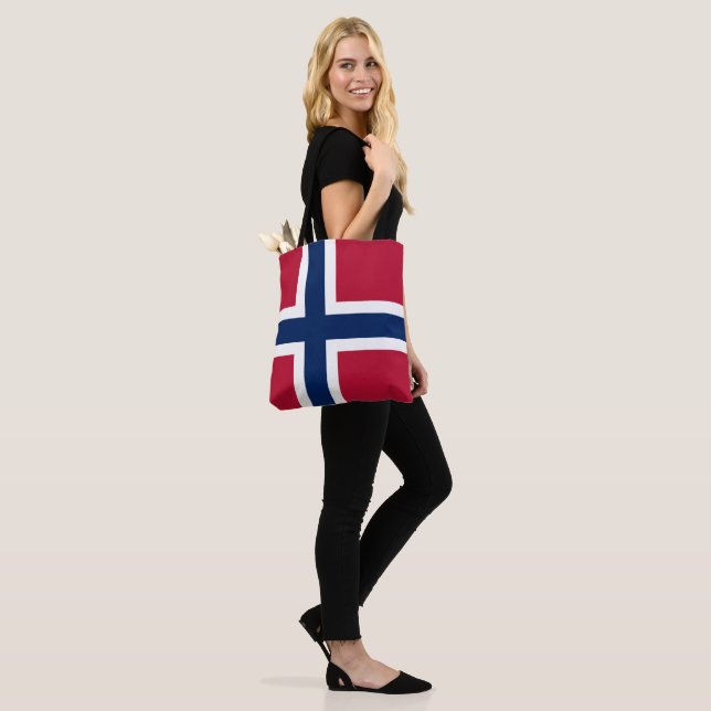 Flag of Norway Tote Bag (On Model)