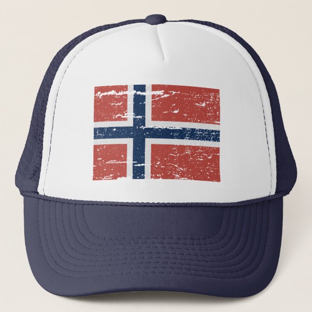 FLAG OF NORWAY TRUCKER HAT (Front)