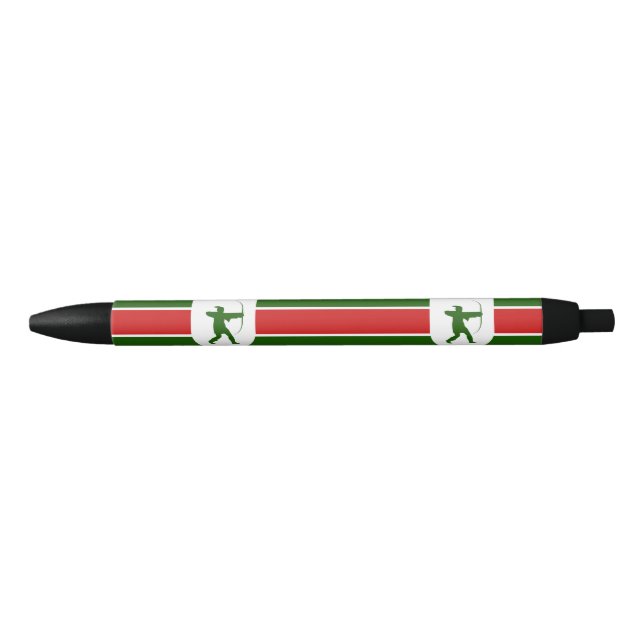 Flag of Nottinghamshire Black Ink Pen (Front)
