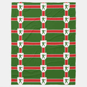 Flag of Nottinghamshire Fleece Blanket