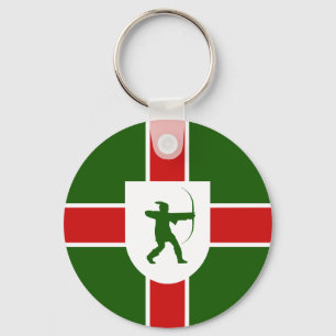 Flag of Nottinghamshire Keychain