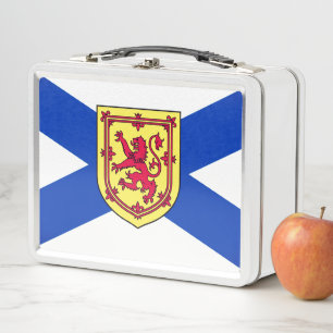 Flag of Nova Scotia, Canada Metal Lunch Box