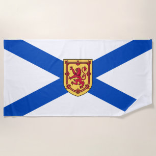 Flag of Nova Scotia (Canadian Province) Beach Towel