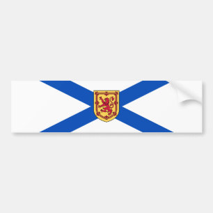 Flag of Nova Scotia (Canadian Province) Bumper Sticker
