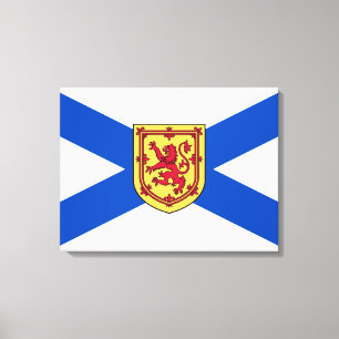 Flag of Nova Scotia (Canadian Province) Canvas Print