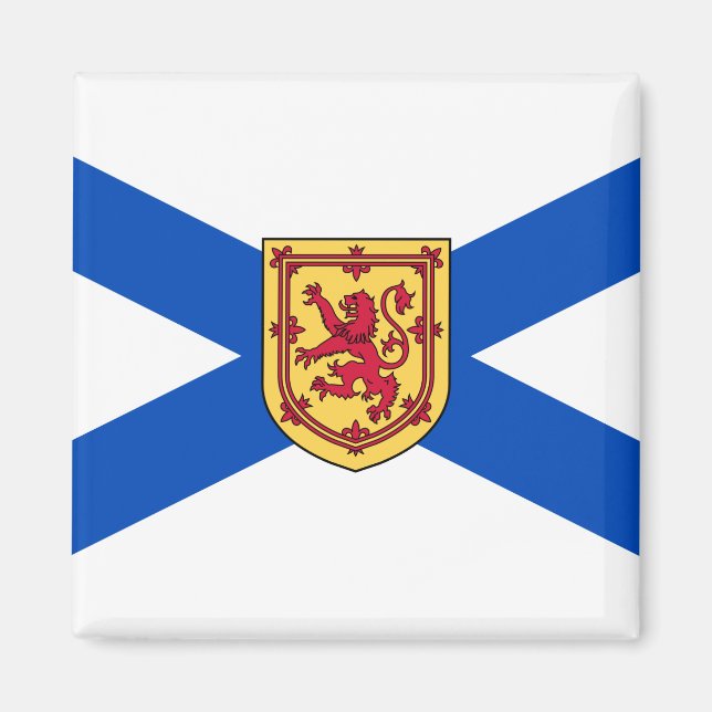 Flag of Nova Scotia (Canadian Province) Magnet (Front)