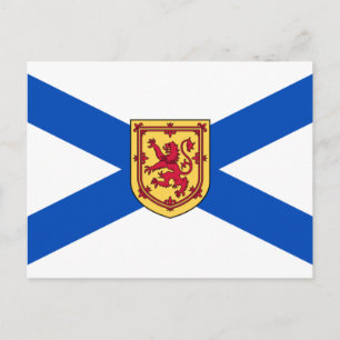 Flag of Nova Scotia (Canadian Province) Postcard