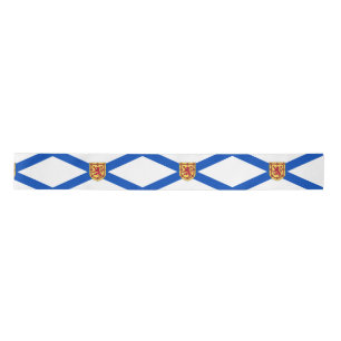 Flag of Nova Scotia (Canadian Province) Satin Ribbon