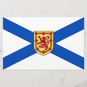 Flag of Nova Scotia (Canadian Province) Stationery