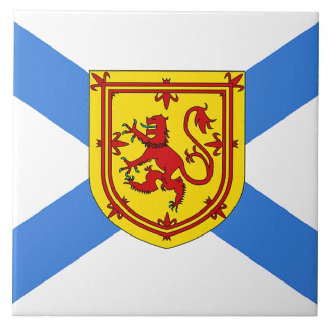 Flag of Nova Scotia Tile (Front)