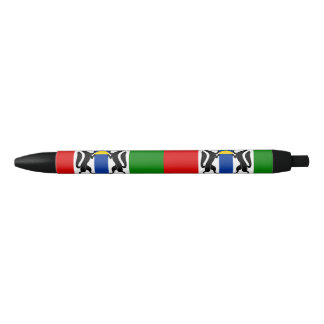 Flag of Novosibirsk oblast Black Ink Pen