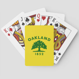Flag of Oakland, California Playing Cards