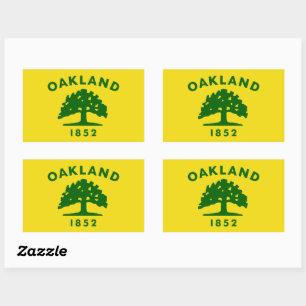 Flag of Oakland, California Rectangular Sticker