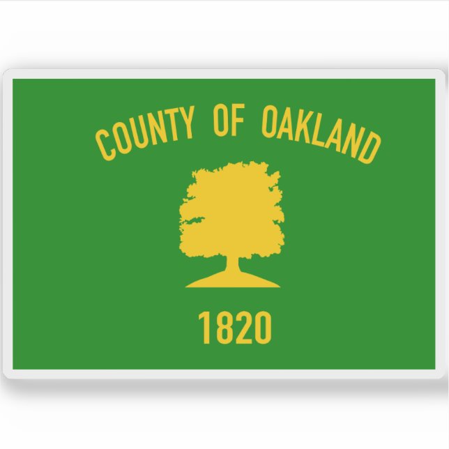 Flag of Oakland County, Michigan  (Front)