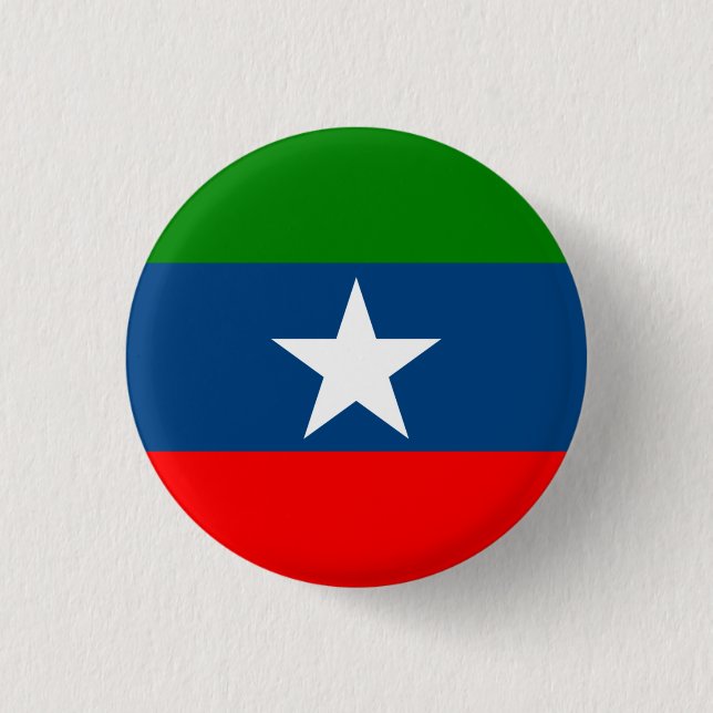 Flag of Ogaden 3 Cm Round Badge (Front)