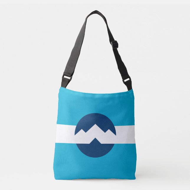 Flag of Ogden, Utah Crossbody Bag (Front)