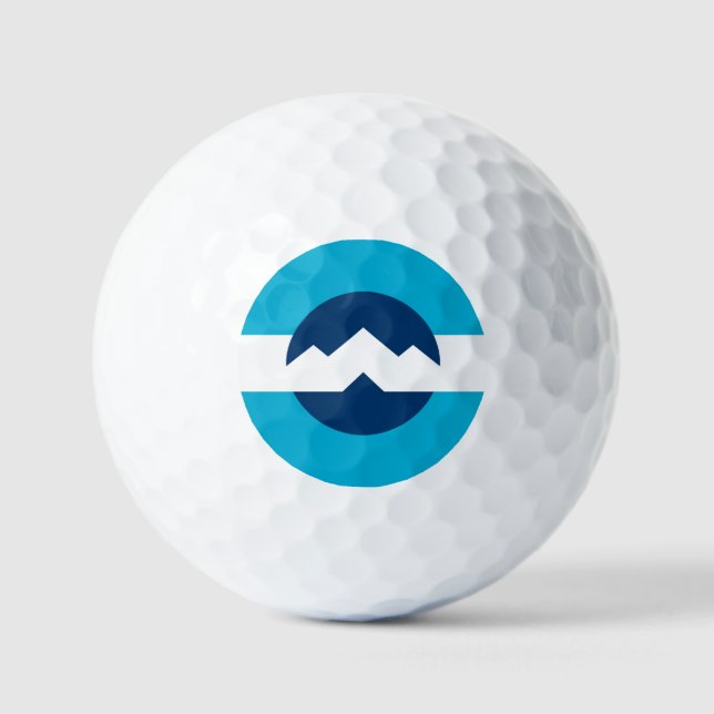 Flag of Ogden, Utah Golf Balls (Front)