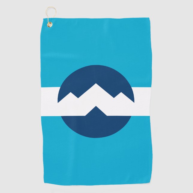 Flag of Ogden, Utah Golf Towel (Front)