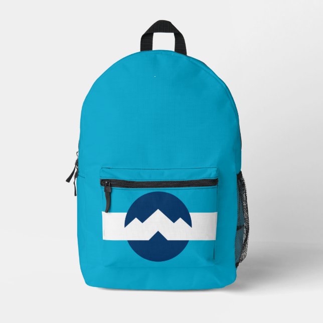 Flag of Ogden, Utah Printed Backpack (Front)