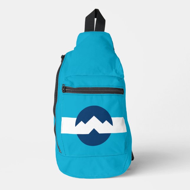 Flag of Ogden, Utah Sling Bag (Front)