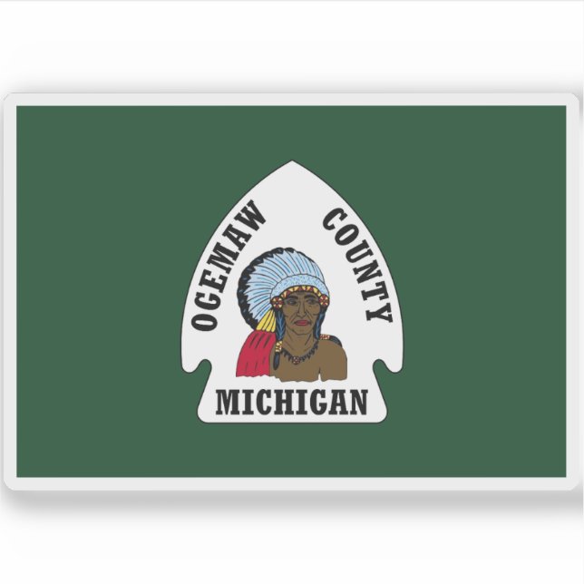 Flag of Ogemaw County, Michigan  (Front)