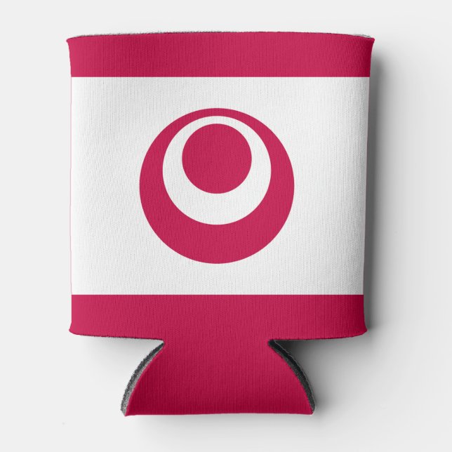 Flag of Okinawa Prefecture, Japan Can Cooler (Front)