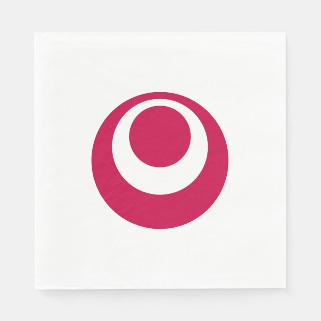 Flag of Okinawa Prefecture, Japan Napkin (Front)