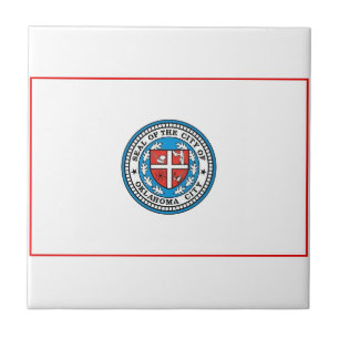 Flag of Oklahoma City (Oklahoma) Tile