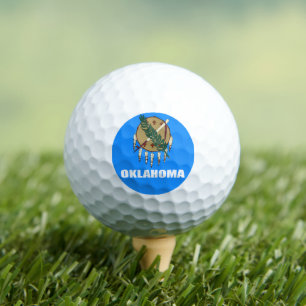 Flag of Oklahoma Golf Balls