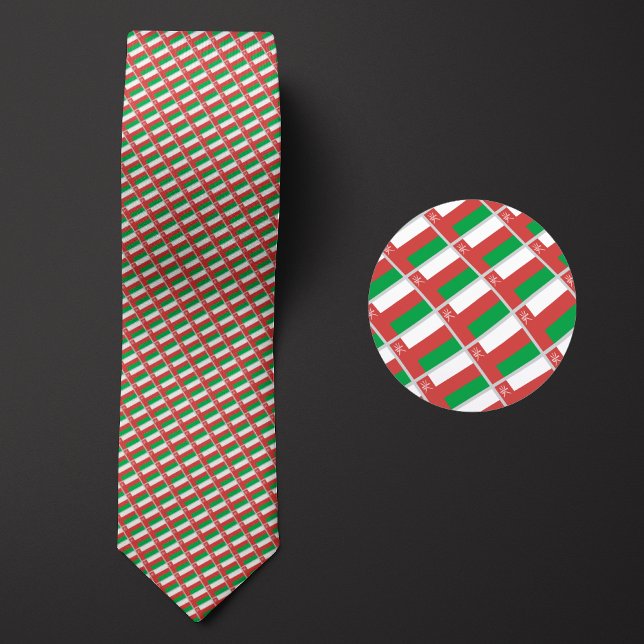 Flag of Oman Pattern Tie (Creator Uploaded)