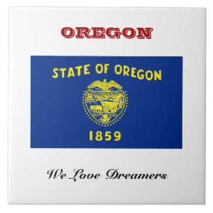 Flag of Oregon Tile