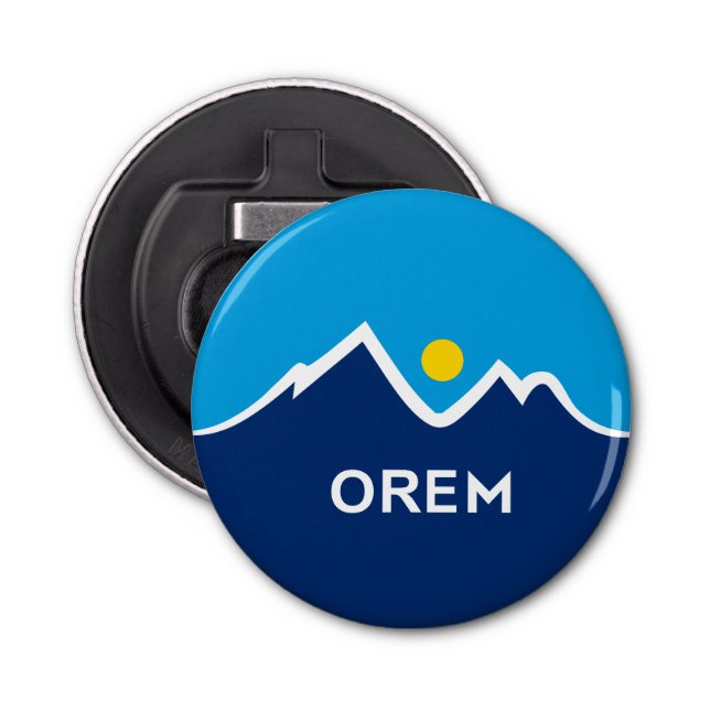 Flag of Orem, Utah Bottle Opener (Front)