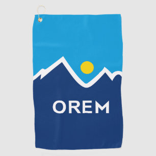 Flag of Orem, Utah Golf Towel