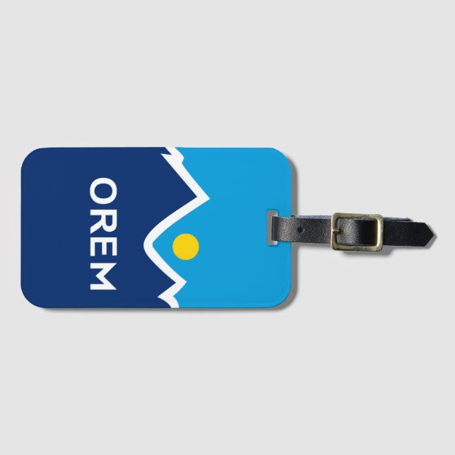 Flag of Orem, Utah Luggage Tag (Front Horizontal)