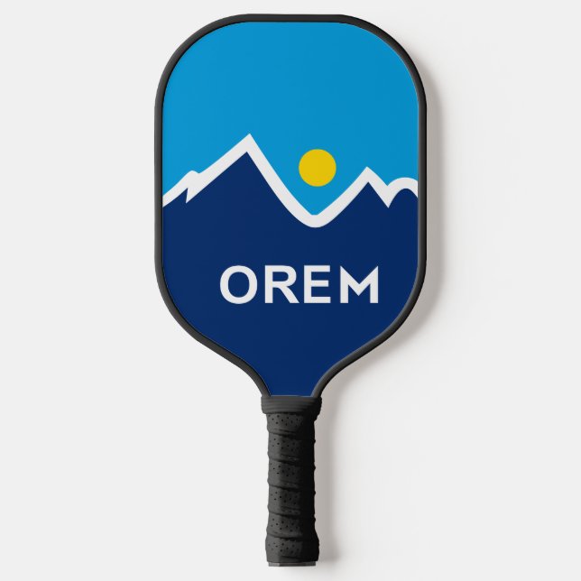 Flag of Orem, Utah Pickleball Paddle (Front)