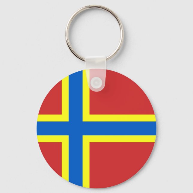 Flag of Orkney Key Ring (Front)